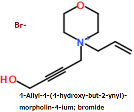 CAS#4-Allyl-4-(4-hydroxy-but-2-ynyl)-morpholin-4-ium; bromide